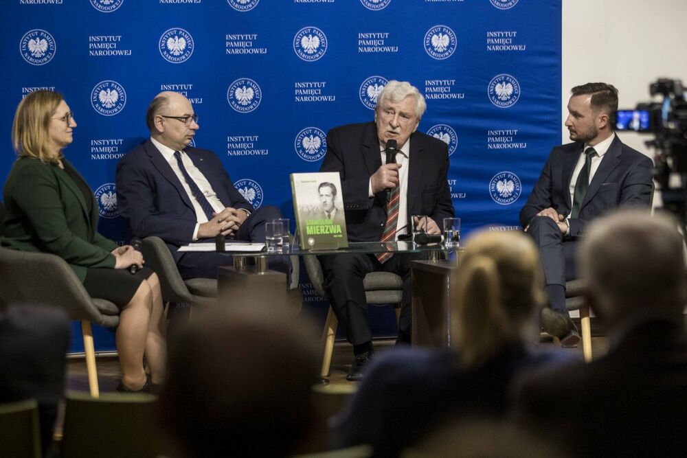 Dyskusja o książce „Stanisław Mierzwa (1905–1985)” – Warszawa, 11 marca 2025. Fot. Katarzyna Adamów (IPN)