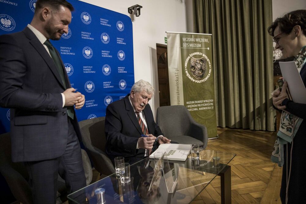 Dyskusja o książce „Stanisław Mierzwa (1905–1985)” – Warszawa, 11 marca 2025. Fot. Katarzyna Adamów (IPN)