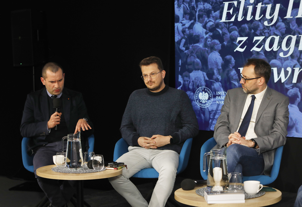 Spotkanie otwarte „Elity II RP i walka z zagrożeniami wewnętrznymi” z cyklu „Oblicza historii” – Warszawa, 11 marca 2025. Fot. Piotr Życieński (IPN)