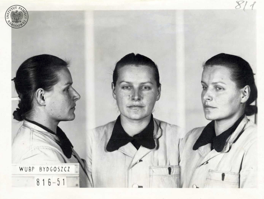 Zdjęcie sygnalityczne kpt. Barbary Sadowskiej (fot. z zasobu IPN)