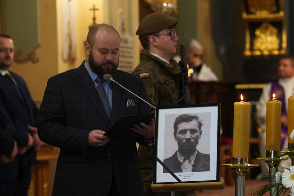 Uroczystości pogrzebowe śp. ppor. Ludwika Rogalskiego ps. „Szczepan”, „Kanciarz” – 14 marca 2025. Fot. Dominik Borek (IPN)