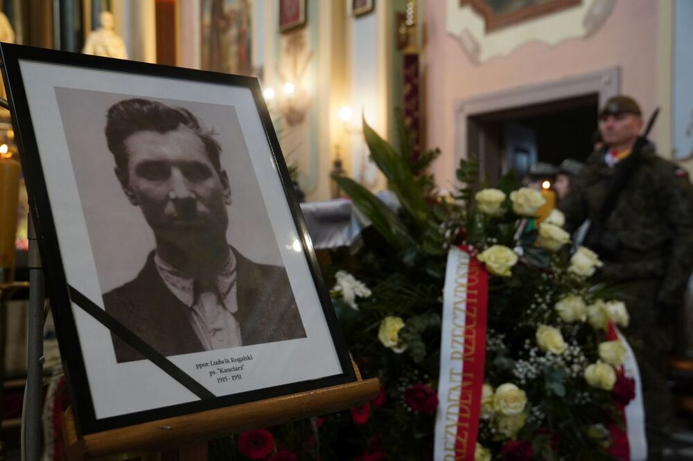 Uroczystości pogrzebowe śp. ppor. Ludwika Rogalskiego ps. „Szczepan”, „Kanciarz” – 14 marca 2025. Fot. Dominik Borek (IPN)