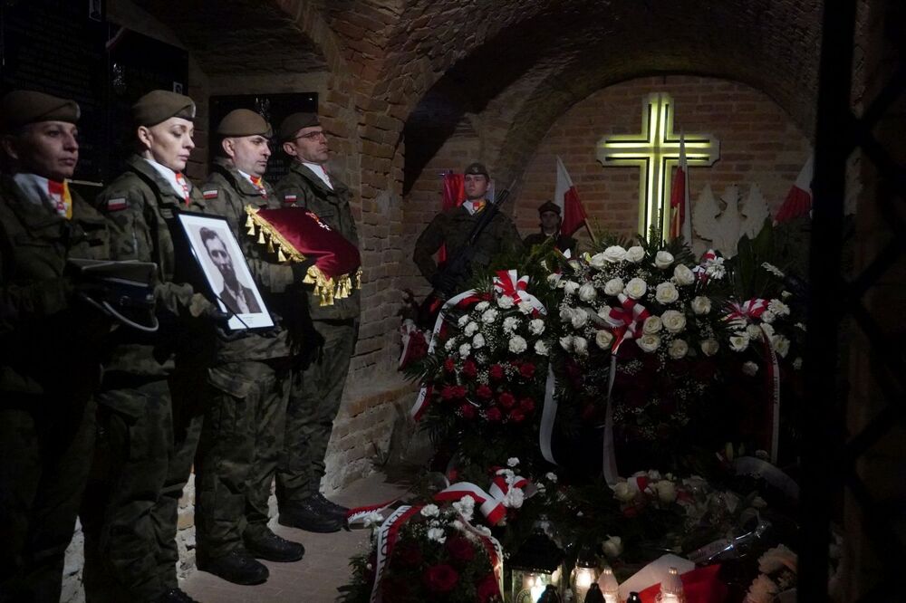 Uroczystości pogrzebowe śp. ppor. Ludwika Rogalskiego ps. „Szczepan”, „Kanciarz” – 14 marca 2025. Fot. Dominik Borek (IPN)