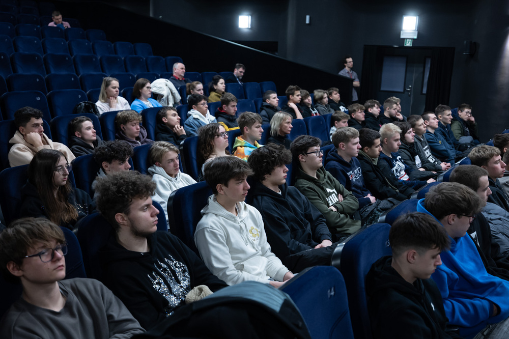 Pokaz filmu „Pomorski rajd majora Łupaszki” w Kartuzach – 17 marca 2025. Fot. Roman Jocher