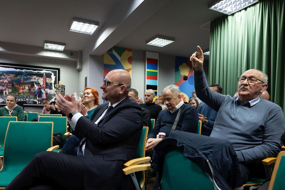 Dyskusja o Zdzisławie Badosze „Żelaznym” w Kartuzach – 17 marca 2025. Fot. Roman Jocher