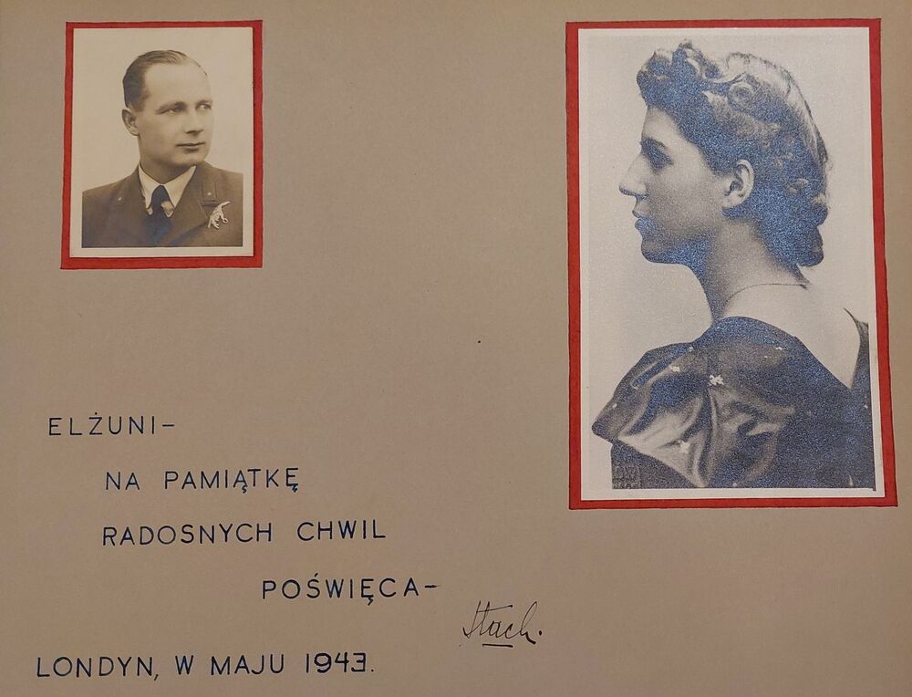 Pamiątka przygotowana dla małżonki, maj 1943. Kopia w zbiorach M. Kapusty