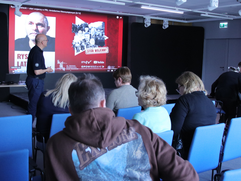 „Edukacja w oparciu o notację i film” – warsztaty dla nauczycieli – Warszawa, 15 marca 2025. Fot. Agnieszka Szajewska (IPN)