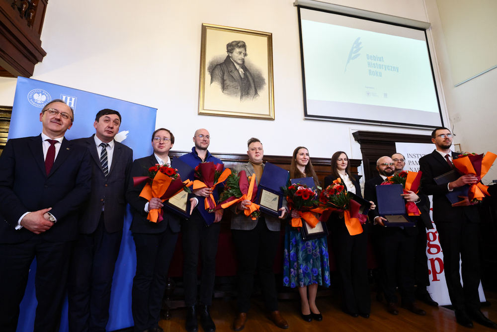 Gala wręczenia nagród konkursu „Debiut Historyczny Roku im. Władysława Pobóg-Malinowskiego”. Fot. Sławek Kasper (IPN)