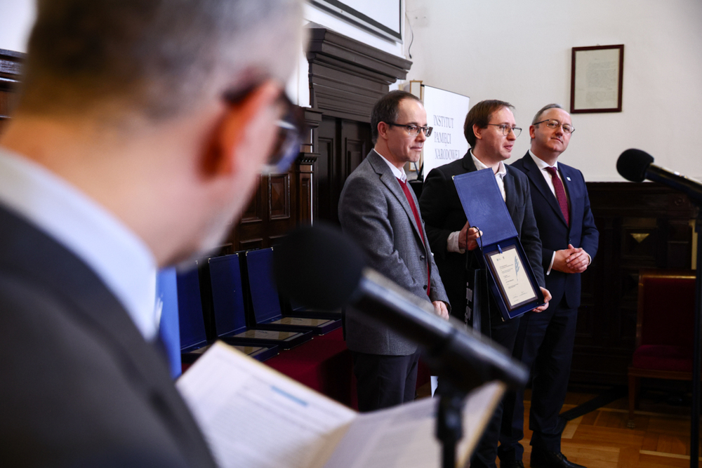 Gala wręczenia nagród konkursu „Debiut Historyczny Roku im. Władysława Pobóg-Malinowskiego”. Fot. Sławek Kasper (IPN)