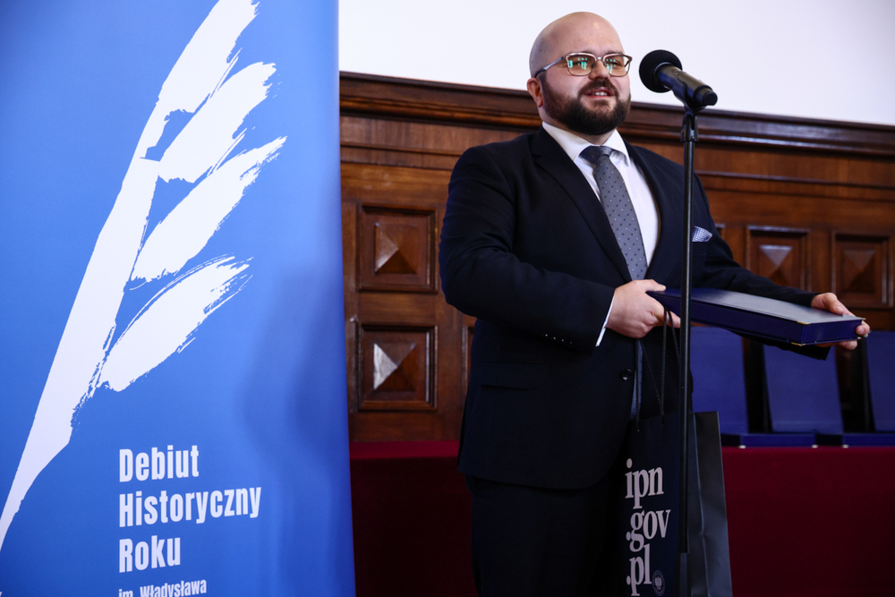 Gala wręczenia nagród konkursu „Debiut Historyczny Roku im. Władysława Pobóg-Malinowskiego”. Fot. Sławek Kasper (IPN)