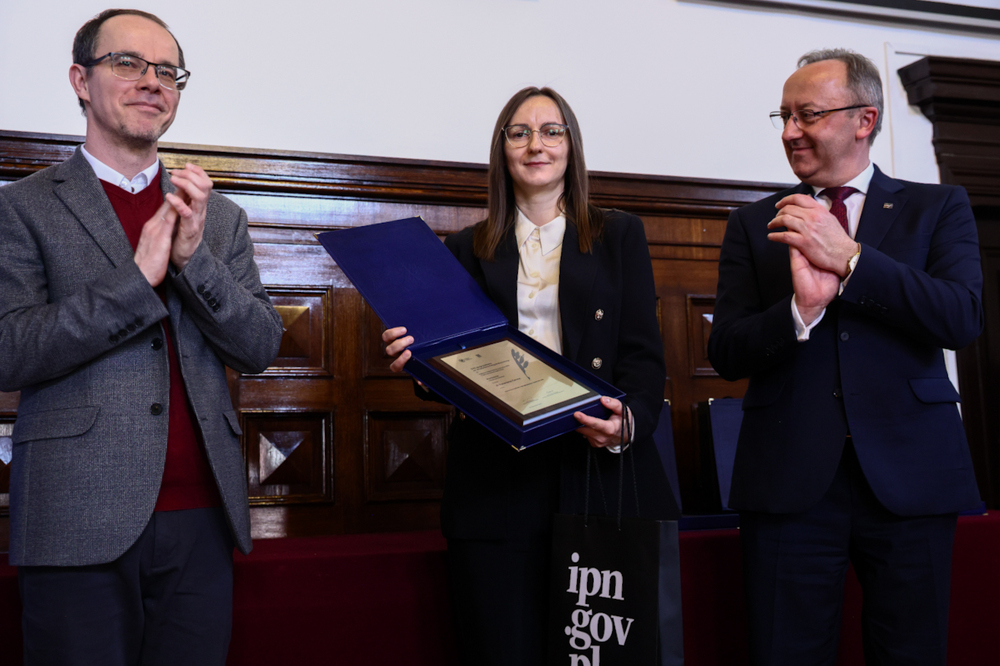 Gala wręczenia nagród konkursu „Debiut Historyczny Roku im. Władysława Pobóg-Malinowskiego”. Fot. Sławek Kasper (IPN)