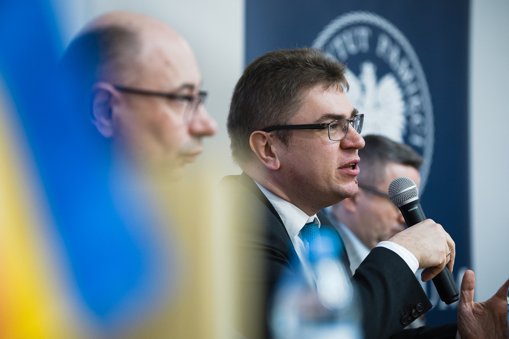 Ukraińscy dziennikarze z wizytą w Instytucie Pamięci Narodowej – Warszawa, 19 marca 2025. Fot. Sławek Kasper (IPN)