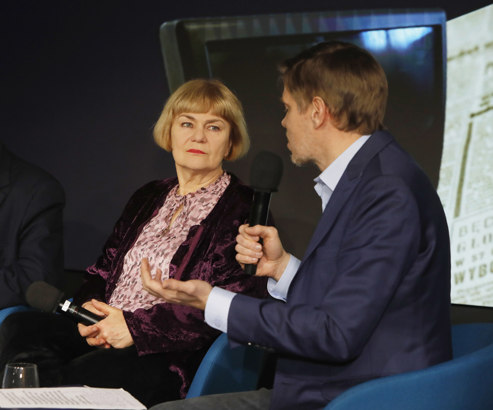 „Czwarta władza. Kształtowanie się rynku medialnego po 1989 roku". Dyskusja z ekspertami o mediach – 18 marca 2025. Fot. Piotr Życieński (IPN)