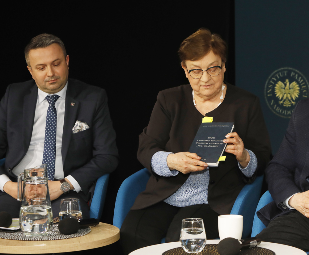 „Czwarta władza. Kształtowanie się rynku medialnego po 1989 roku". Dyskusja z ekspertami o mediach – 18 marca 2025. Fot. Piotr Życieński (IPN)