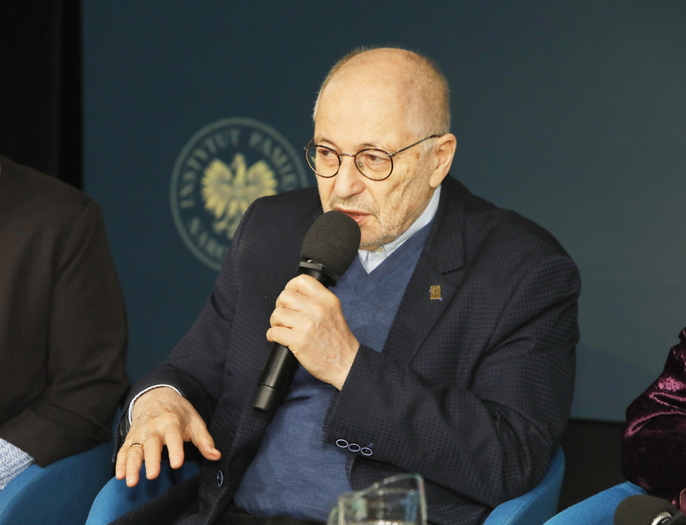 „Czwarta władza. Kształtowanie się rynku medialnego po 1989 roku”. Dyskusja z ekspertami o mediach. Na zdj. dr Józef Orzeł  – 18 marca 2025. Fot. Piotr Życieński (IPN)