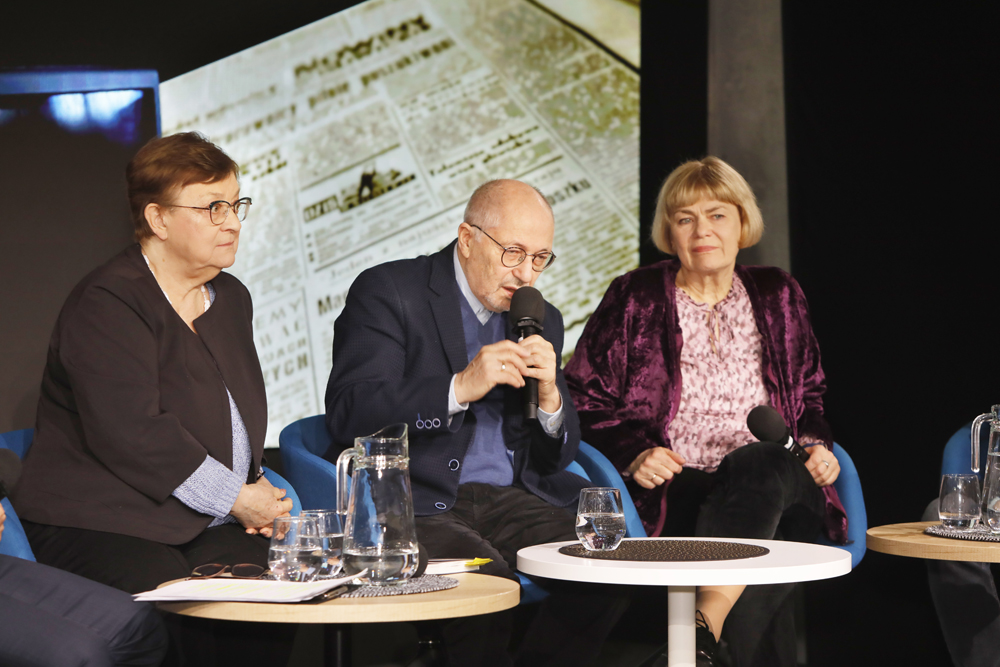 „Czwarta władza. Kształtowanie się rynku medialnego po 1989 roku". Dyskusja z ekspertami o mediach – 18 marca 2025. Fot. Piotr Życieński (IPN)