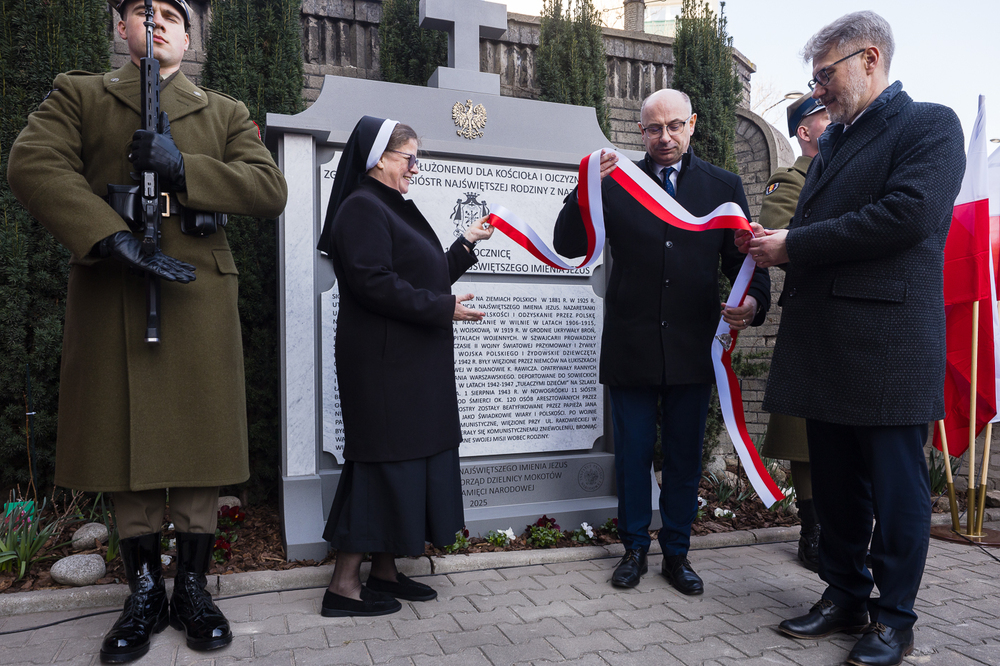 W Warszawie upamiętniliśmy siostry nazaretanki – 22 marca 2025. Fot. Sławek Kasper (IPN)