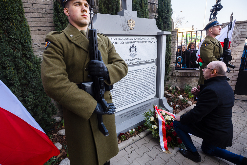 W Warszawie upamiętniliśmy siostry nazaretanki – 22 marca 2025. Fot. Sławek Kasper (IPN)