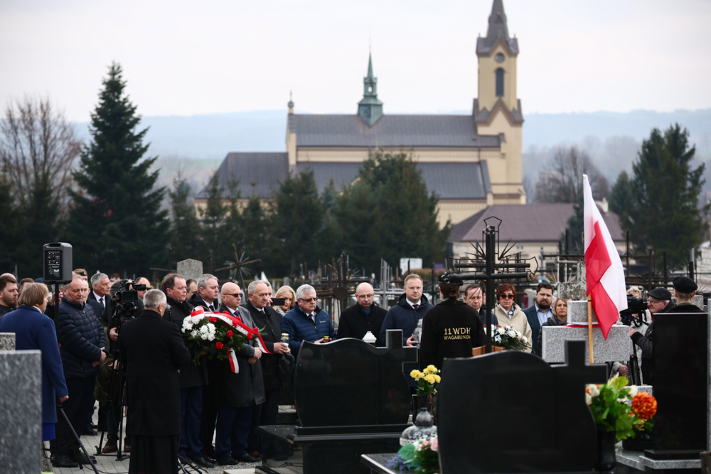 W Markowej upamiętniliśmy Polaków ratujących Żydów – 23 marca 2025. Fot. Sławek Kasper (IPN)