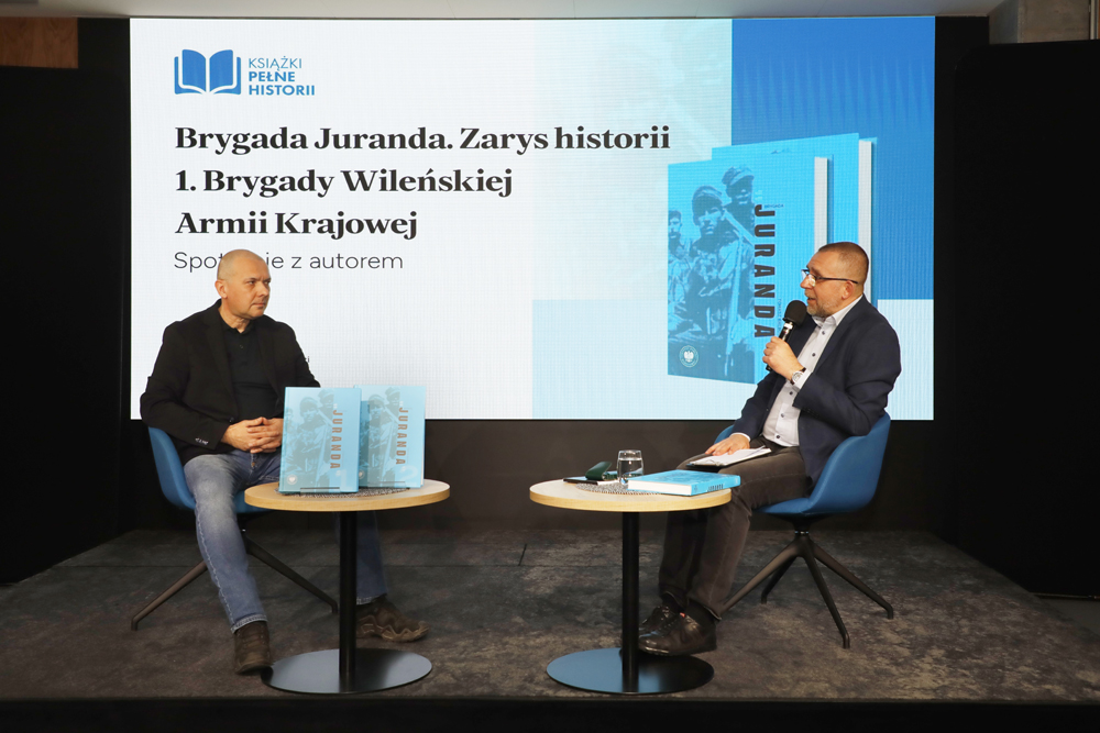 Spotkania z cyklu „Książki Pełne Historii”. Rozmowa z Tomaszem Balbusem – Warszawa, 26 marca 2025. Fot. Piotr Życieński (IPN)