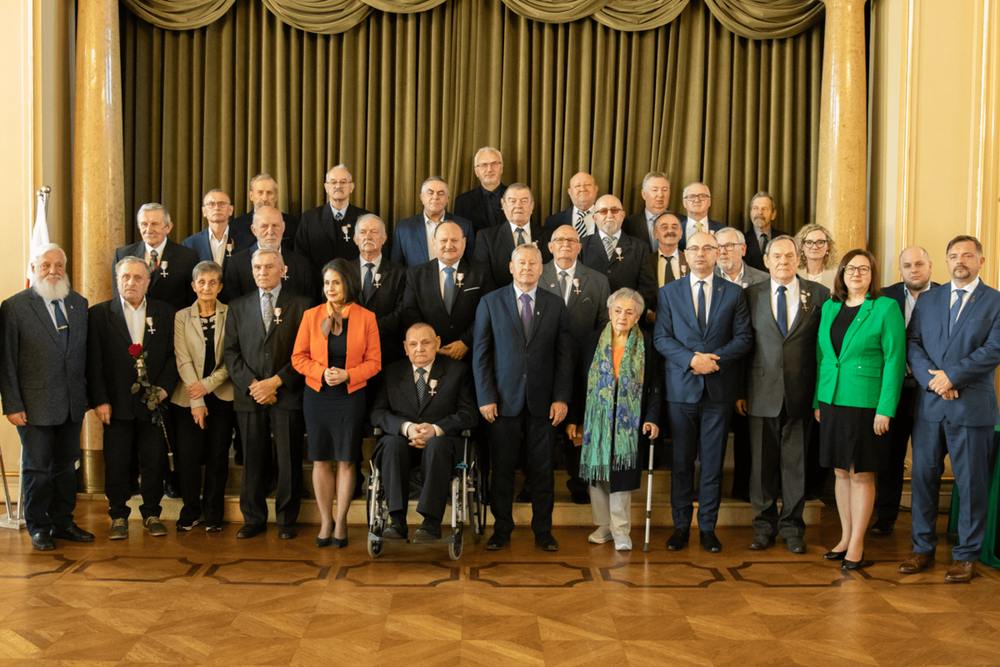 Uroczystość wręczenia Krzyży Wolności i Solidarności – Łódź, 28 marca 2025. Fot. Kornelia Zaborska (IPN)