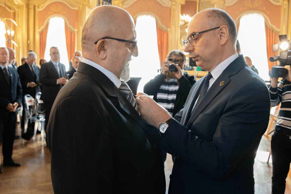 Uroczystość wręczenia Krzyży Wolności i Solidarności – Łódź, 28 marca 2025. Fot. Kornelia Zaborska (IPN)