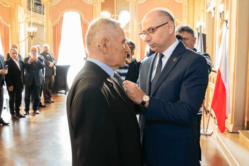 Uroczystość wręczenia Krzyży Wolności i Solidarności – Łódź, 28 marca 2025. Fot. Kornelia Zaborska (IPN)