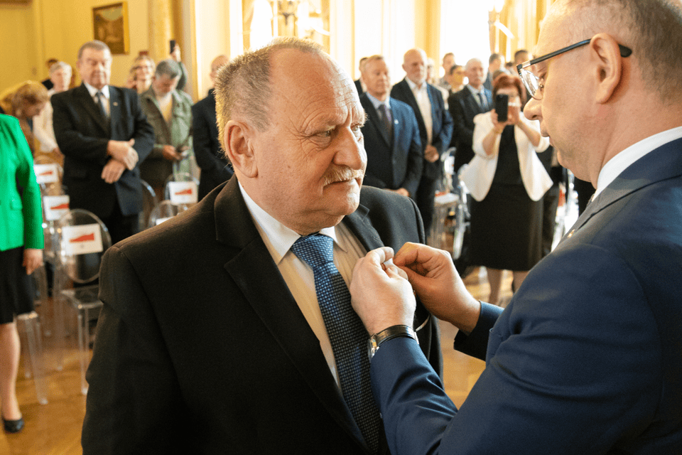 Uroczystość wręczenia Krzyży Wolności i Solidarności – Łódź, 28 marca 2025. Fot. Kornelia Zaborska (IPN)