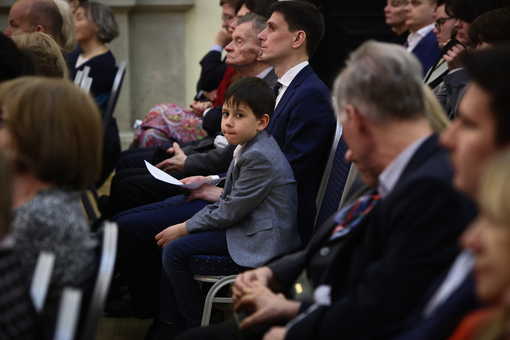 Uroczystość wręczenia Krzyży Wolności i Solidarności byłym działaczom NZS Politechniki Warszawskiej z lat 1980–1989 – Warszawa, 31 marca 2025. Fot. Sławek Kasper (IPN)