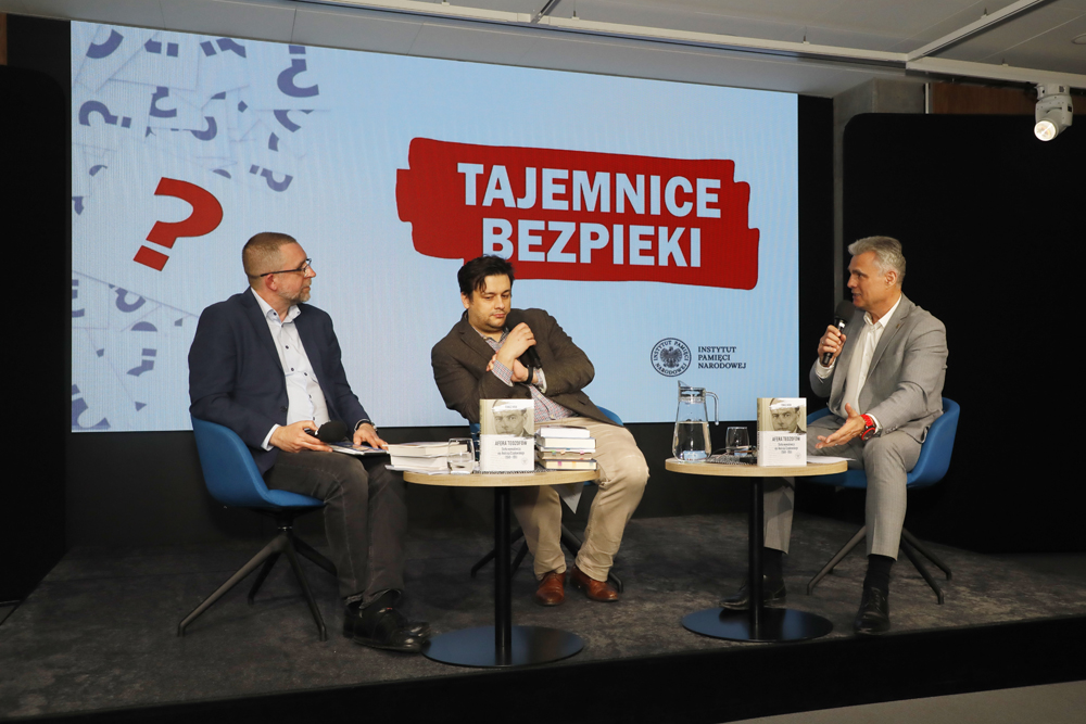 Spotkanie z cyklu „Tajemnice bezpieki” – Warszawa, 31 marca 2025. Fot. Piotr Życieński (IPN)