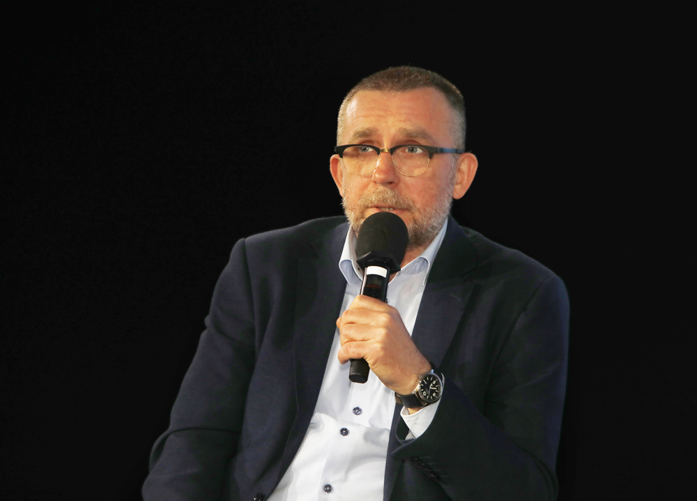 Spotkanie z cyklu „Tajemnice bezpieki”. Na zdj. Rafał Dudkiewicz – Warszawa, 31 marca 2025. Fot. Piotr Życieński (IPN)