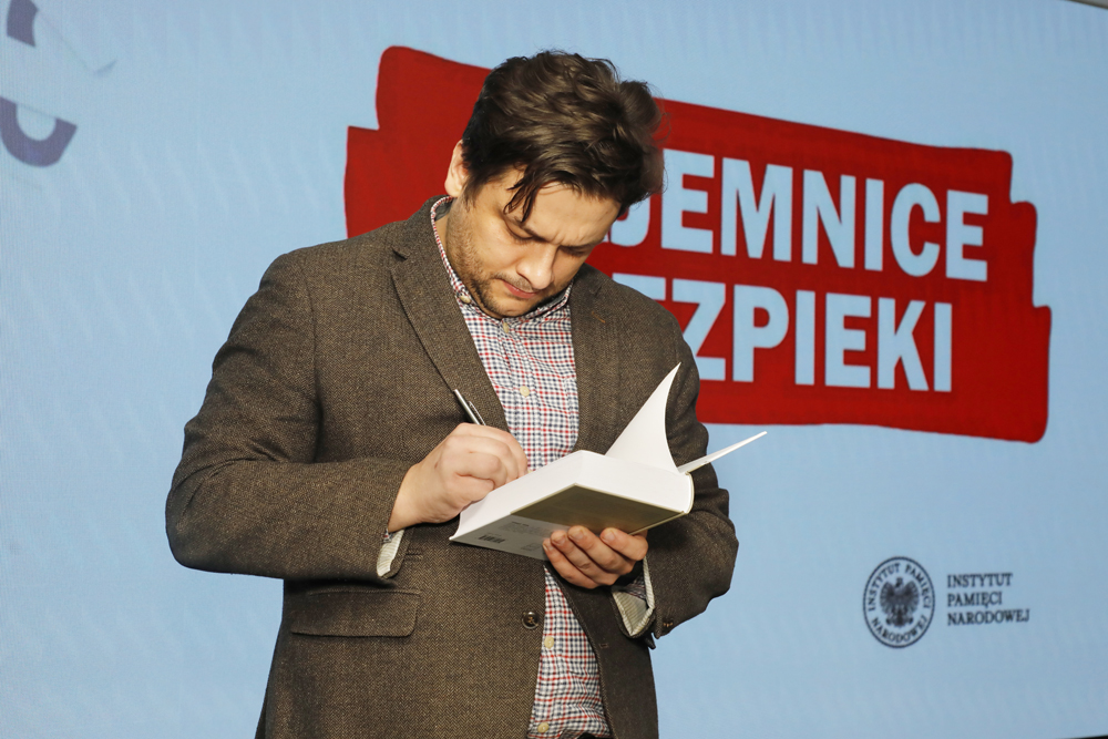 Spotkanie z cyklu „Tajemnice bezpieki” – Warszawa, 31 marca 2025. Fot. Piotr Życieński (IPN)