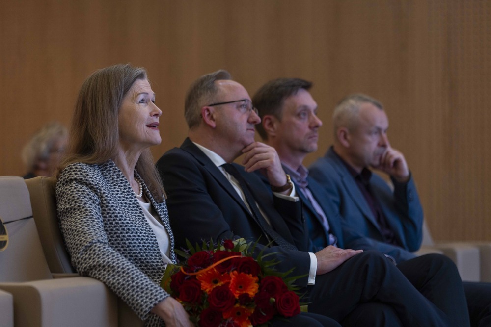 Uroczysty finisaż wystawy „Droga i dziedzictwo. Dzieje rodziny Moszoro /Camino y Legado. Historia de la familia Moszoro” – Warszawa, 1 kwietnia 2025. Fot. Katarzyna Adamów (IPN)