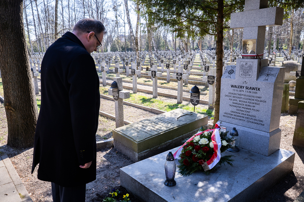 Upamiętniliśmy płk. Walerego Sławka – Warszawa, 2 kwietnia 2025. Fot. Sławek Kasper (IPN)