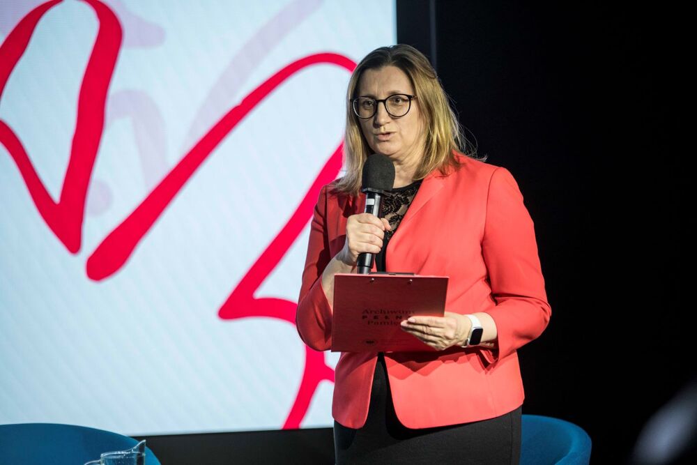 Dyskusja „Od Niezależnego Zrzeszenia Studentów do Ruchu »Wolność i Pokój«” – Warszawa, 2 kwietnia 2025. Fot. Katarzyna Adamów (IPN)