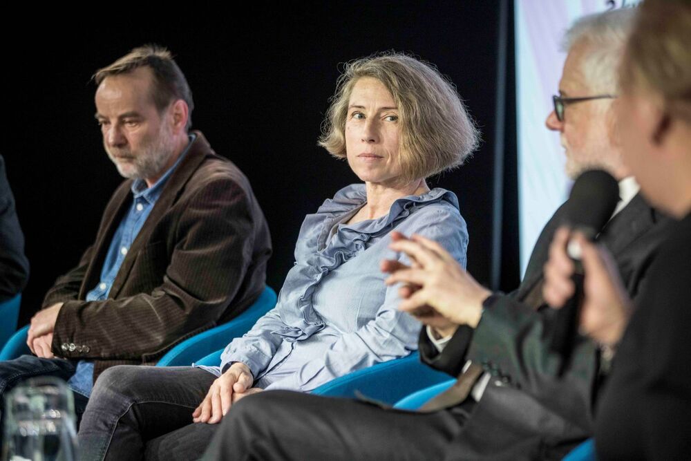 Dyskusja „Od Niezależnego Zrzeszenia Studentów do Ruchu »Wolność i Pokój«” – Warszawa, 2 kwietnia 2025. Fot. Katarzyna Adamów (IPN)