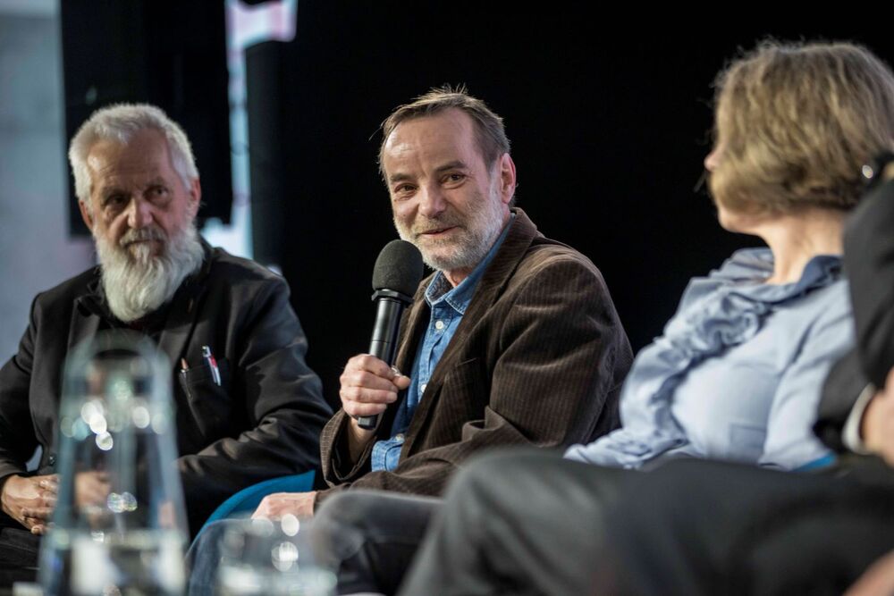 Dyskusja „Od Niezależnego Zrzeszenia Studentów do Ruchu »Wolność i Pokój«” – Warszawa, 2 kwietnia 2025. Fot. Katarzyna Adamów (IPN)