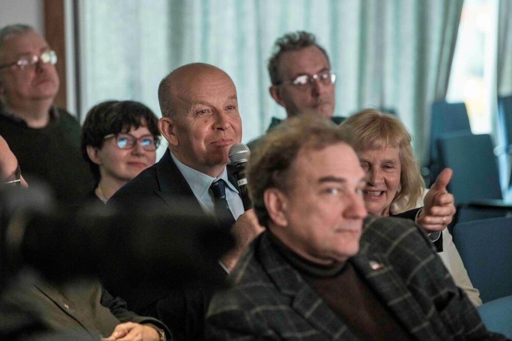 Dyskusja „Od Niezależnego Zrzeszenia Studentów do Ruchu »Wolność i Pokój«” – Warszawa, 2 kwietnia 2025. Fot. Katarzyna Adamów (IPN)