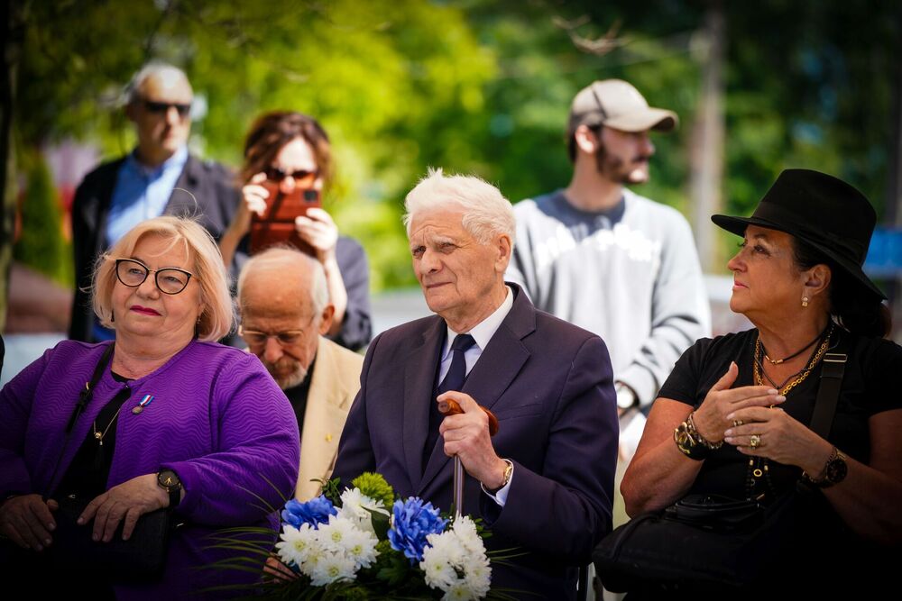 Odsłonięcie pomnika „Macewa Pamięci” – Góra Kalwaria, 15 maja 2024. Fot. Mateusz Niegowski (IPN)