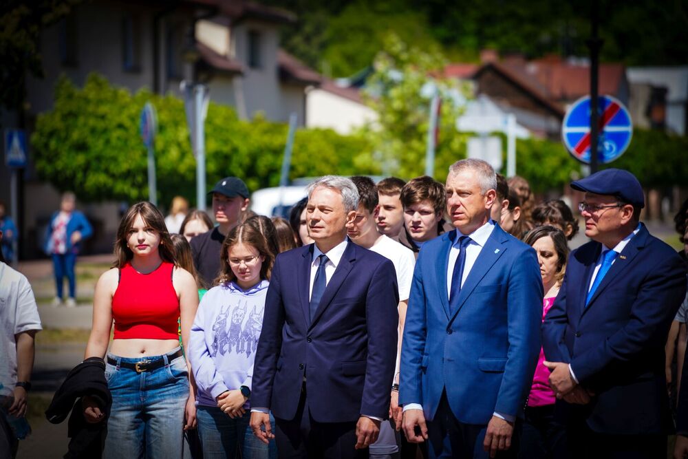 Odsłonięcie pomnika „Macewa Pamięci” – Góra Kalwaria, 15 maja 2024. Fot. Mateusz Niegowski (IPN)