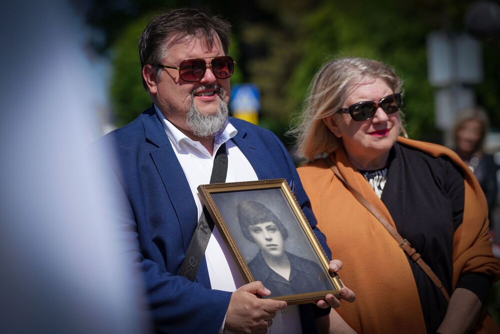 Odsłonięcie pomnika „Macewa Pamięci” – Góra Kalwaria, 15 maja 2024. Fot. Mateusz Niegowski (IPN)