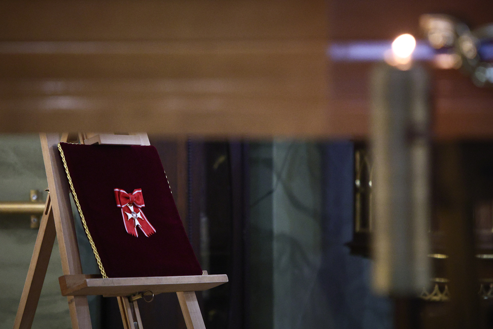 Pogrzeb Weroniki Bar – ratującej Żydów podczas II wojny światowej – Markowa, 8 kwietnia 2025. Fot. Sławek Kasper (IPN)