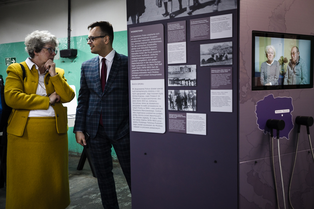 Prezentacja wystawy „Sąd Wojenny Rzeszy w latach 1936–1945. Narodowosocjalistyczne sądownictwo wojskowe i walka z ruchem oporu w Europie” – Warszawa, 9 kwietnia 2025. Fot. Sławek Kasper (IPN)