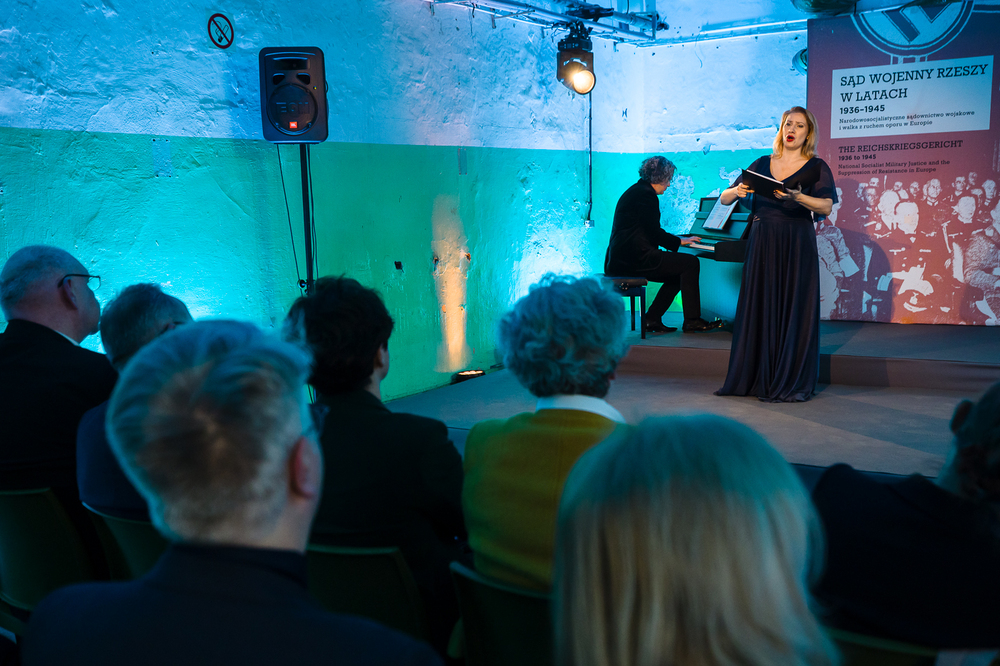 Prezentacja wystawy „Sąd Wojenny Rzeszy w latach 1936–1945. Narodowosocjalistyczne sądownictwo wojskowe i walka z ruchem oporu w Europie” – Warszawa, 9 kwietnia 2025. Fot. Sławek Kasper (IPN)