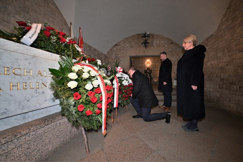 Uczciliśmy pamięć ofiar katastrofy smoleńskiej – Kraków, 10 kwietnia 2025. Fot. Żaneta Wierzgacz (IPN)