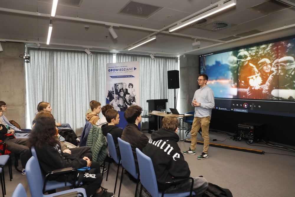 Warsztaty „Kino Dokumentu i Świadectwa” – Warszawa, 10 kwietnia 2025. Fot. Piotr Życieński (IPN)