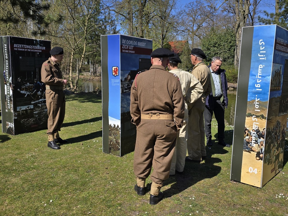 W Holandii otworzyliśmy wystawę„Szlaki nadziei. Odyseja wolności” – Emmen, 8 kwietnia 2025. Fot. IPN