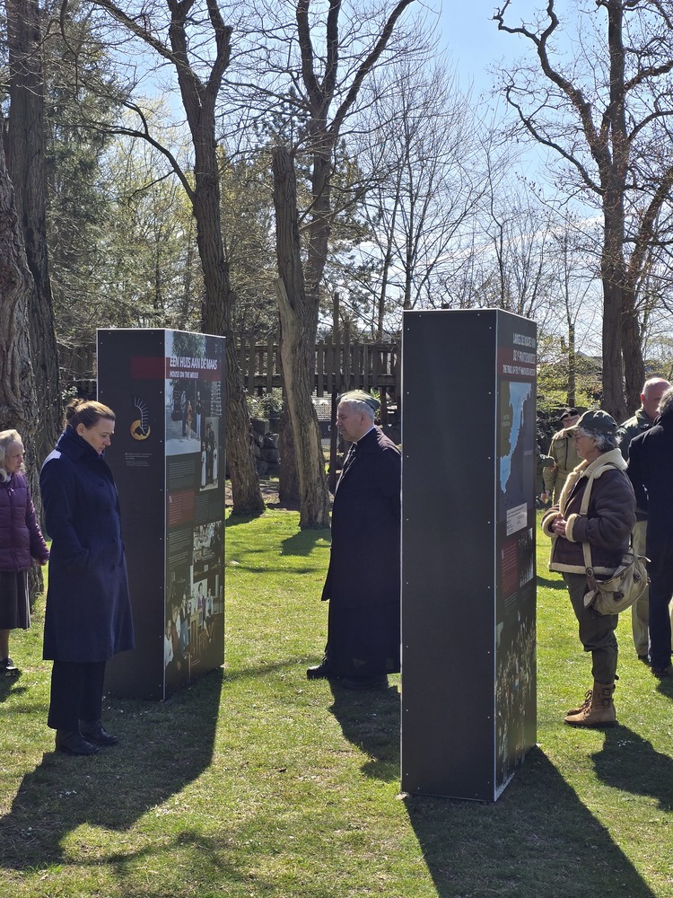 W Holandii otworzyliśmy wystawę„Szlaki nadziei. Odyseja wolności” – Emmen, 8 kwietnia 2025. Fot. IPN