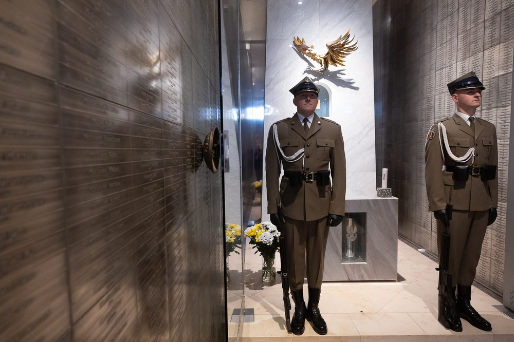 Uroczystości upamiętniające ofiary Zbrodni Katyńskiej – Warszawa, 12 kwietnia 2025. Fot. Sławek Kasper (IPN)