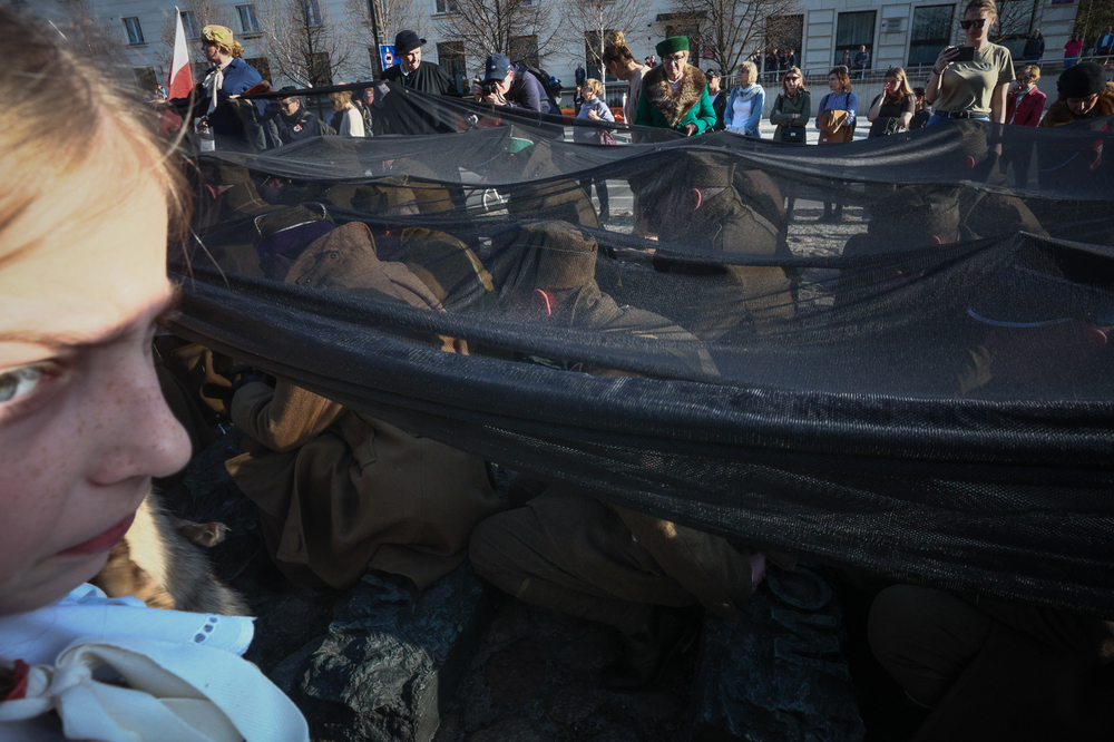 XVIII Katyński Marsz Cieni – Warszawa, 13 kwietnia 2025. Fot. Sławek Kasper (IPN)